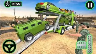 Army Vehicles Transport Simulator:Ship Simulator Mobile Gameplay Part 1