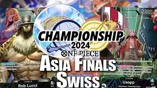[OP010] OP10 Usopp vs. OP07 Lucci || Asia Finals Swiss Rounds || One Piece Trading Card Game