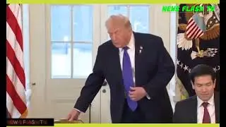 Watch how trump interrupts a meeting with oil executives