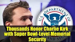 Migliaia di persone onorano Charlie Kirk con misure di sicurezza commemorative degne del Super Bowl