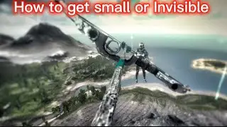 ARK Mobile - How to get small or Invisible [ Ark Mobile glitch/bug]
