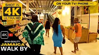 ✔️LARGEST ESCALATOR In New Supermarket Select Grocers At Millennium Mall In May Pen Jamaica 2022 4K