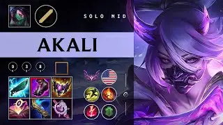 Akali Mid vs Ziggs - NA Master Patch 26.02