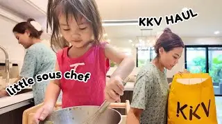 NAHIHILIG NA SI OLI MAG LUTO + MGA NABILI SA KKV + HAUL | AustriaFamilyVlogs