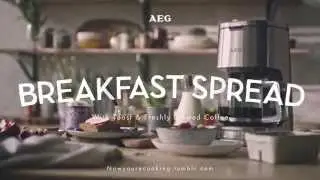 AEG Now You&rsquo;re Cooking Breakfast Spread with Chia Pudding, Toast And Coffee