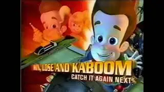 Jimmy Neutron Win lose and Kaboom! Promo Coming Next Nickelodeon 2004