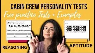 Cabin Crew Personality Test| Psychometric Test Tips for cabin crew|| Free Practice Test & examples