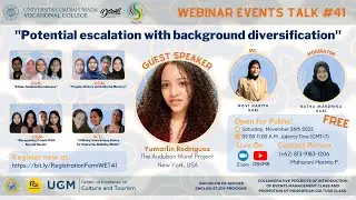 Webinar Events Talk #41 : Potential Escalation with Background Diversity