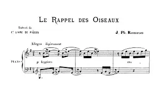 J. P. Rameau - 'Le Rappel des Oiseaux' (The Call of the Birds)