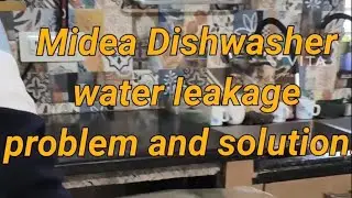 Midea Dishwasher  में problem kya ho sakti hain, water 💦💧 leakage problem#midea #dishwashers