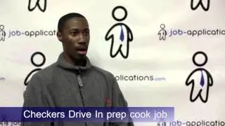 Checkers Drive-In Interview - Prep Cook