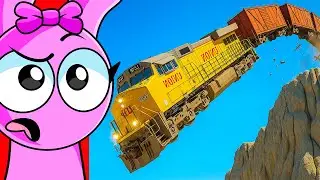 PINKI Vs GIANT TRAIN...