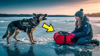 DOG barks at FROZEN LAKE and saves AUTISTIC GIRL &mdash; What HE SAW...