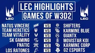 LEC Highlights ALL GAMES Week 3 Day 2 | LEC 2026 Versus