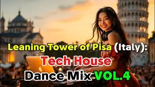 Leaning Tower of Pisa(Italy):A playful Tech House dance party at Italy&rsquo;s most famous tilted landmark