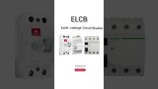 ELCB || earth leakage circuit breaker || #technical #electrical