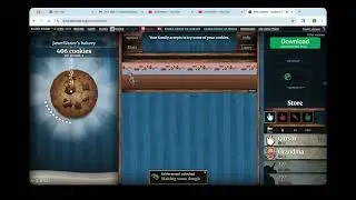 I got 1000 COOKIES in Cookie Clicker!