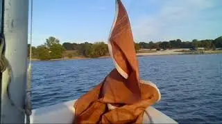 Sailing at Thomas Hill Lake in Missouri
