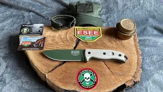 ESEE 5 Knife. (OD Green)