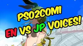 [PSO2] PSO2Comi English & Japanese Voice Lines!