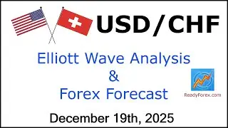 USD CHF Elliott Wave Analysis | Forex Forecast | December 19 2025 | USDCHF Analysis Today