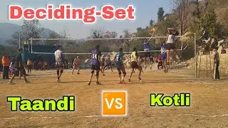 2Do or die Set 🔥 Taandi 🆚️ Kotli 🔥 big volleyball Match at Mandi #Mandivolleyball