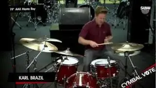 CYMBAL VOTE - Karl Brazil Demo's the 19