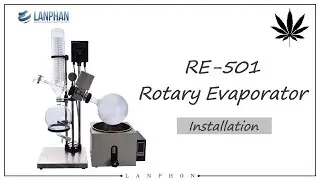 How to install RE-501 rotary evaporator?