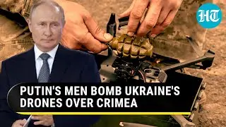Putin's Black Sea Fleet blows up Ukrainian drones over Crimea; Blasts echo as attack repelled