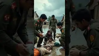 Pakistan Soldiers &ndash; Heroes of Swat Flood Rescue 🇵🇰 | Emotional Real Story #swatfloods #pakistanarmy