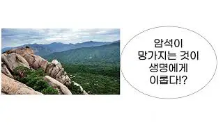 10차시 - 풍화와 토양의 생성 [중2 과학]