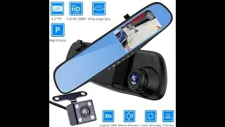 Camera auto de bord, fata, spate, Oglinda Retrovizoare cu Marsarier, Senzor G, Monitorizare Parcare,