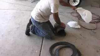 How To Put A Car Tire In A Small Trash Bag - Cut It Up!