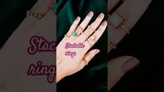 stacking finger rings #rings #fingerring #youtubeshorts #trendingshorts #trending