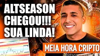 ALTCOIN URGENTE! TEMPORADA DE FICAR RICO COM CRIPTOMOEDAS CHEGOU! #MeiaHoraCripto #32