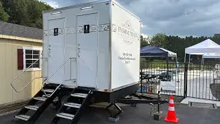 Luxury 2 Station Restroom Trailer Finishing Touch Restroom Rentals, Bath, PA Serving PA NJ NY DE MD