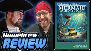 Обзор самодельной игры Mermaid Enchanted Ocean для Intellivision.