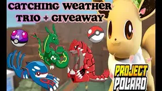 How to catch Rayquaza Groudon Kyogre in Pokemon Project Polaro + GIVEAWAY *GAME LINK IN DESCRIPTION*