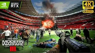 STADIUM ATTACK !! | Ultra Realistic Next-Gen Immersive Gameplay | 4K UHD 120fps | COD MW3