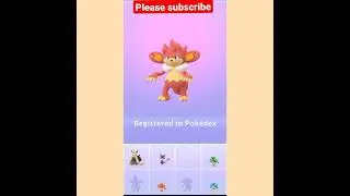 Evolution of Pansear into Simisear in Pokemon go #shorts