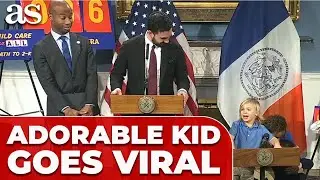 ZOHRAN MAMDANI press conference TURNS ADORABLE thanks to GOLDEN SNAKE kid