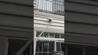 Dryer Vent Cleaning #snake #dryervent #construction #externalcleaning #dryerlint #cleaning