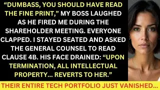 My Boss Fired Me Publicly Calling Me A Dumbass, So I Took The Company's IP