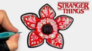 COMO DIBUJAR UN DEMOGORGON DE STRANGER THINGS