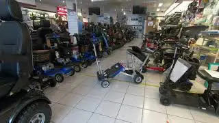 Lightweight Transportable Automatic Folding Mobility Scooter with Suspension from Elite Mobility