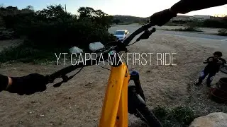 Very first ride on the YT Capra Core 3 MX