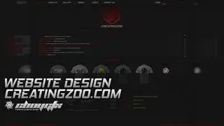 CreatingZoo Website Design | CBOYgfx