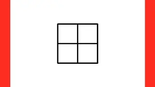 How to draw a WINDOW step by step / drawing windows easy