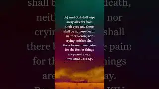 BIBLE AUDIO REVELATION 21:4 || God's Word - Bible Stories #Shorts