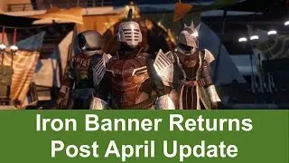 Destiny April Update - Iron Banner Clash Returns - Amazing Rolls Apr. 26, 2016 Inventory